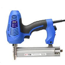 Электрический штапельный гвоздь степлер-пистолет 220 В 1750 Вт F30 одна прямая алюминиевая легированная головка Электроинструмент DIY ручной инструмент для работы по дереву
