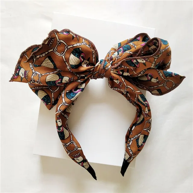 Floral Big Bow  Hairbands  For Women Korea Hair Accessories For Girls Hair Band Hair Bows  Hairband Headbands Multi-layer big bow