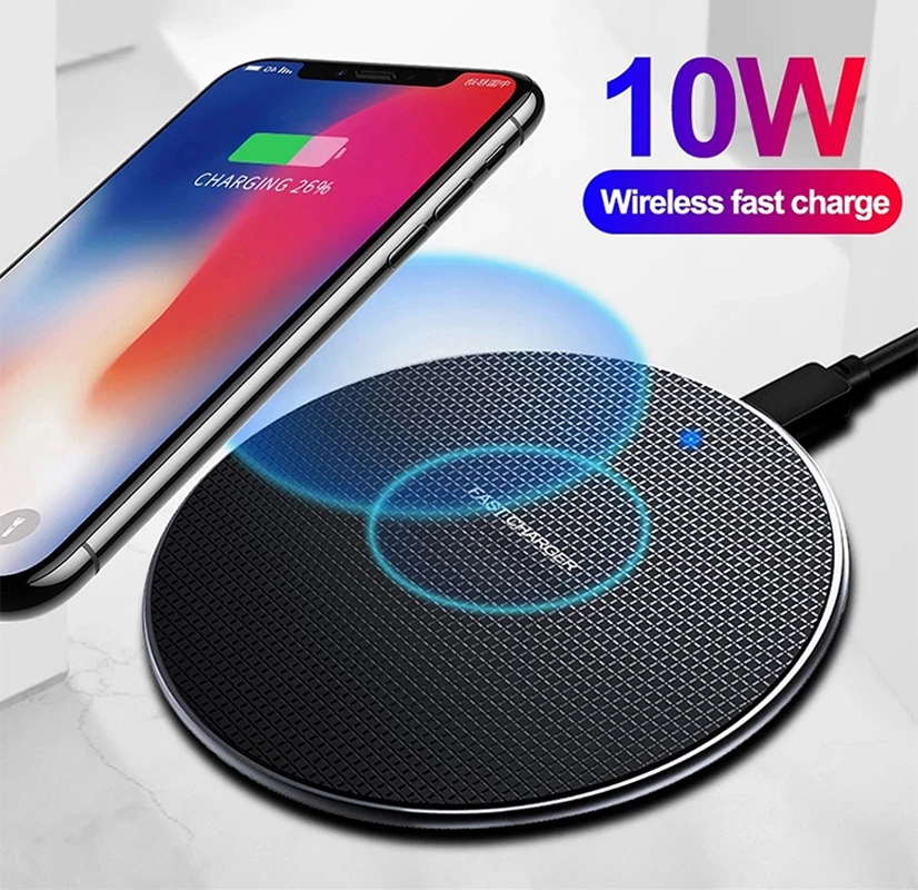 huawei wireless charger 10w wireless charger for iphone11 xs max x xr 8plus fast charge mobile phone charger for ulefone doogee samsung note 9 8 s10plus apple watch and phone charger
