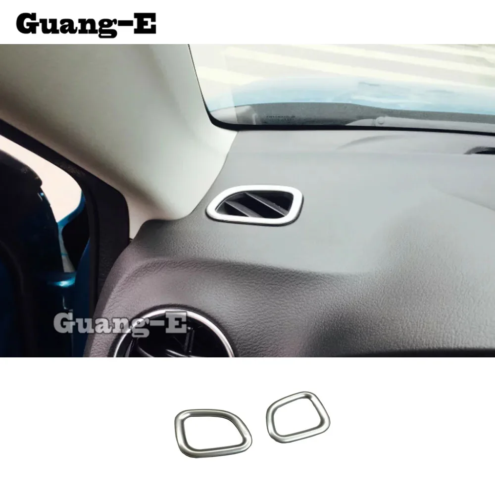 

For Suzuki Vitara 2016 2017 2018 2019 Car Styling Garnish Frame Lamp Trim ABS Silver Front Air Conditioning Outlet Vent