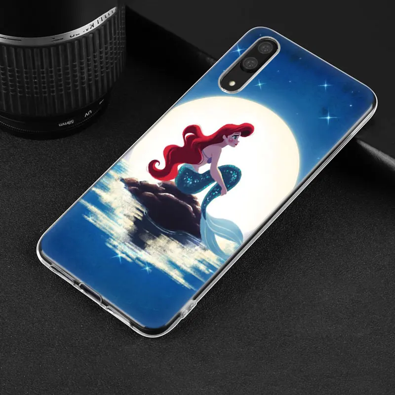 Силиконовый чехол принцессы Русалочки для huawei P30 P20 Pro P10 P9 P8 Lite P Smart Z Plus NOVA 3 3i 5i 5Pro - Цвет: 011