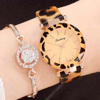 

New Fashion Women Watches Montre Femme Leopard Print Leather Analog Quartz Watch Ladies Wrist Watch Reloj Mujer Zegarek Damski