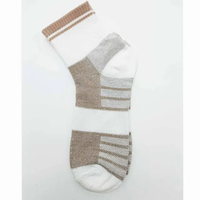 5 Pack Men Cotton Socks Mesh Breathable Short Casual Socks Summer Sports Socks Absorb Sweat Ankle Socks Set A6