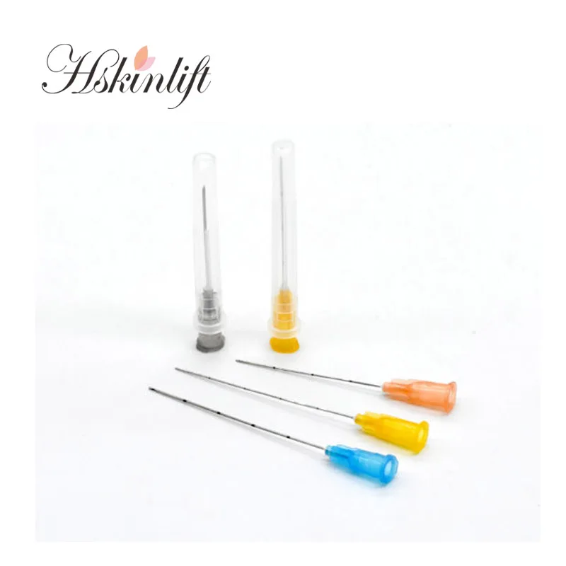 Medical Sterile microcannula 22g 25g 50mm 70mm Blunt Tip Micro Cannula Needle for Injectable Hyaluronic Acid Fillers