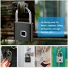 Fingerprint Lock Smart Padlock Thumbprint Door Padlocks Portable Anti-Theft Fingerprint Lock for Bag Drawer Suitcase ► Photo 3/6