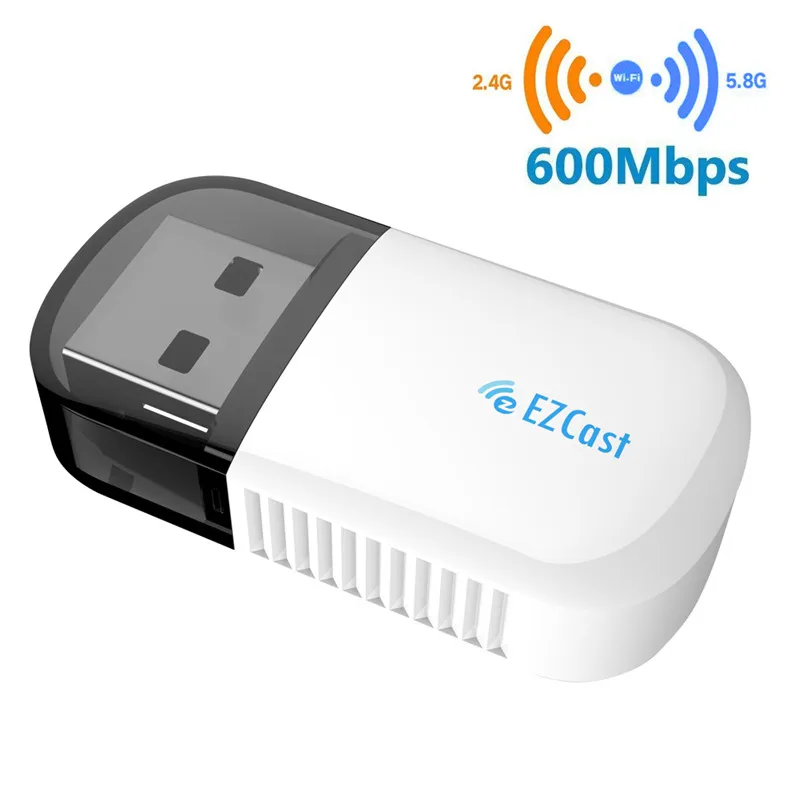 Беспроводной USB wifi-адаптер 5G/2,5G Bluetooth 600 Мбит/с для ПК USB Ethernet Сетевая карта Antena Wi Fi приемник