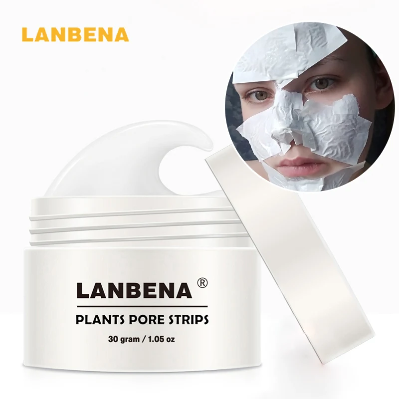 Средство для удаления черных точек LANBENA черная маска лица очищающая кожу от акне