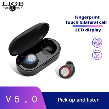

TWS Bluetooth 5.0 Earbuds True Wireless Stereo Earphones Headphone Sweatproof And Waterproof in Ear Wireless Earphones With Mic