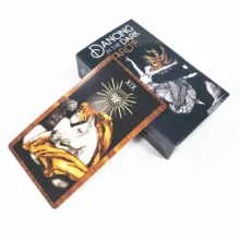 2021 Dancing In The Dark Tarot Cards 78 Cards Oracle Deck E-Instruction Manual English Boarding Game Playing Cards Party game