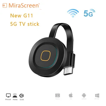 

MiraScreen G11 5G WiFi HDMI Receiver miracast DLNA AIRPLAY WiFi receiver Display Miracast morring dongle 5G TV stick