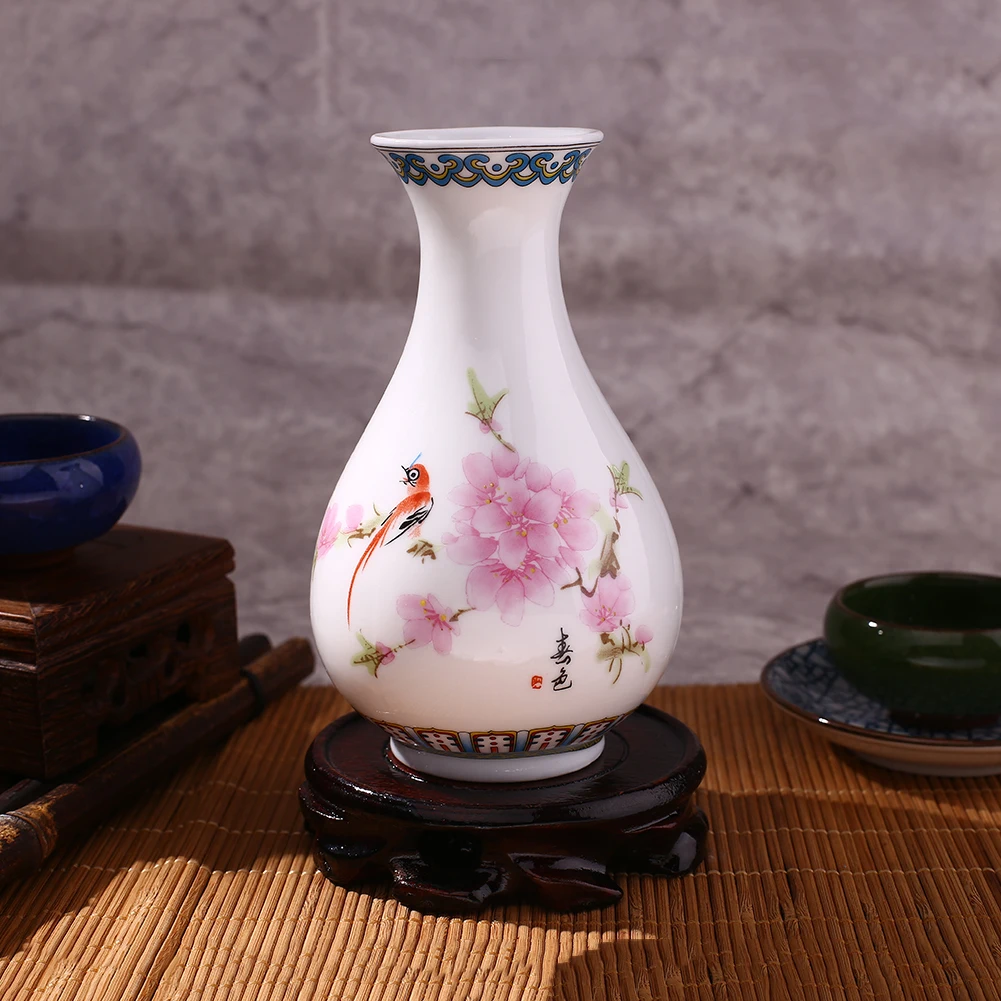 Винтажный Декор для дома керамическая вазы Китайский голубой и белый фарфор E узор - Цвет: E4