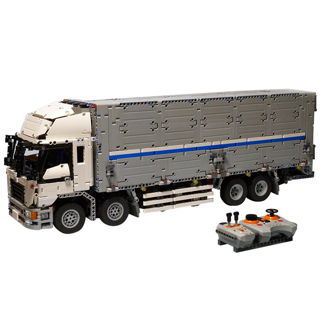 

4128Pcs MOC RC Truck Model High Level Assembly Small Particle Building Block Set with Motor