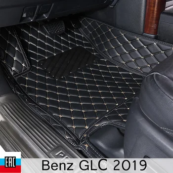

Car floor Mats PU Leather Floor Mats For Mercedes Benz GLС 2019 car accessories car mats custom tailoring from irkutsk