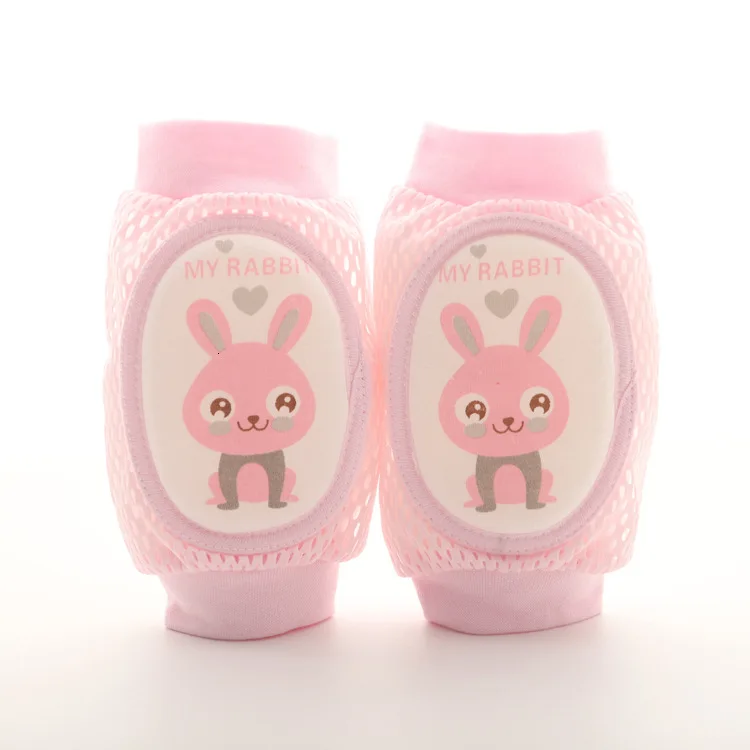 Little Rabbit Pink Детские наколенники с героями мультфильмов, защитные дышащие сетчатые наколенники, гетры, детские леггинсы, аксессуары для подушек, Beenwarmers - Цвет: Little Rabbit Pink