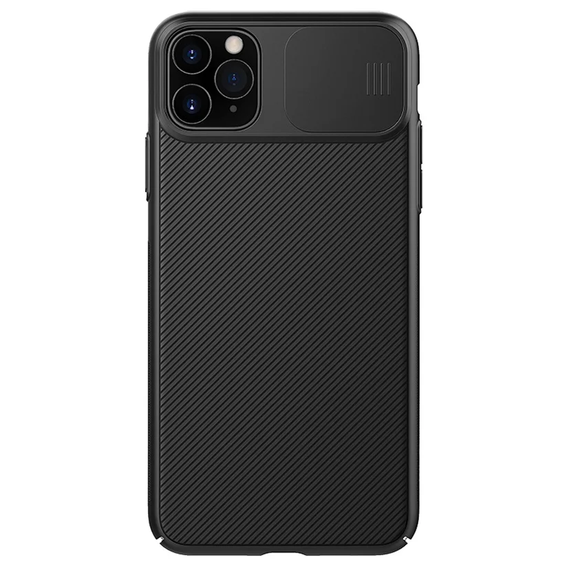 20 шт./партия для iPhone 11 11 Pro Max чехол NILLKIN CamShield чехол слайд-камера защита конфиденциальности Классическая задняя крышка - Цвет: Black