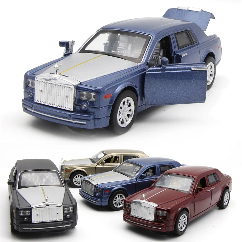 1:32 Rolls-Royce Phantom модель автомобиля сплав 3 открытая дверь моделирование звук и светильник оттягивание детская игрушка модель автомобиля