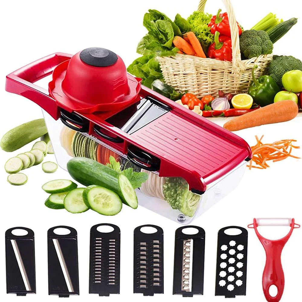 

Vegetable Cutter Multifunctional Kitchen Gadgets and Accessories Home Tools Shredders Slicers Fruit Potato Peeler Carrot Grater