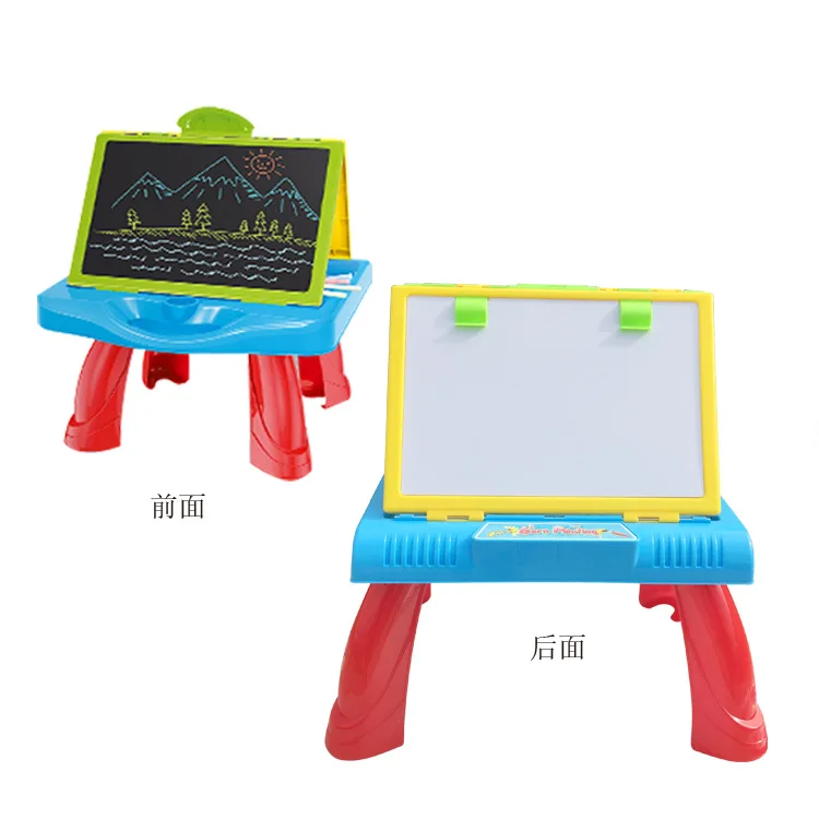 

Hot Selling Children Multi-functional Plastic Double-Sided Drawing Board Graffiti Painted Writing Board Toys Source