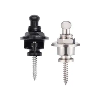 

2pcs/set Guitar Strap Lock Strap lock Straplock Button for all Acoustic Electric Bass Guitar Strap 3 Colors Guitarra