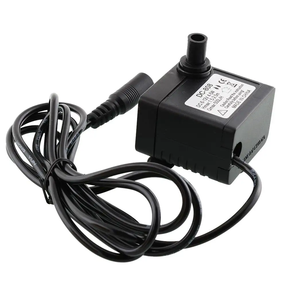

Ultra-quiet DC 12V Water Pump 500L/H Brushless Motor Submersible Super long 30000 hours Water Circulating Ultra Quiet Pump Mini