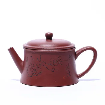 

Yixing handmade plum teapot zisha kung fu kettle with gift box