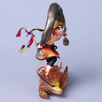 

Naruto Shippuden Uzumaki Naruto Fujin / Uchiha Sasuke Raijin PVC 18CM Figure Collectible Model Toy Doll