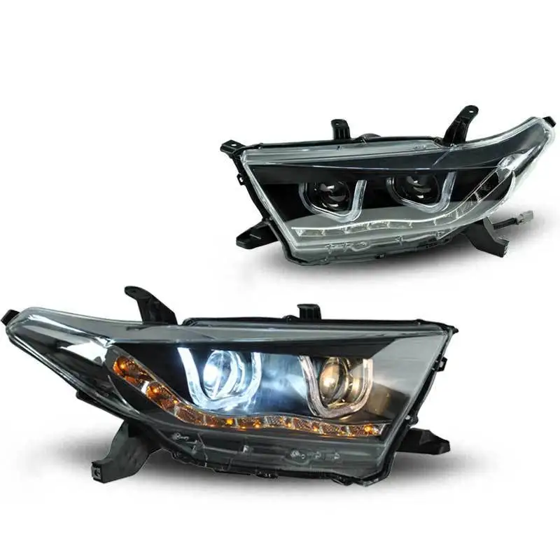 Автомобильный стайлинг фары для Toyota Highlander 2012 2016 Модернизированный HID проектор в