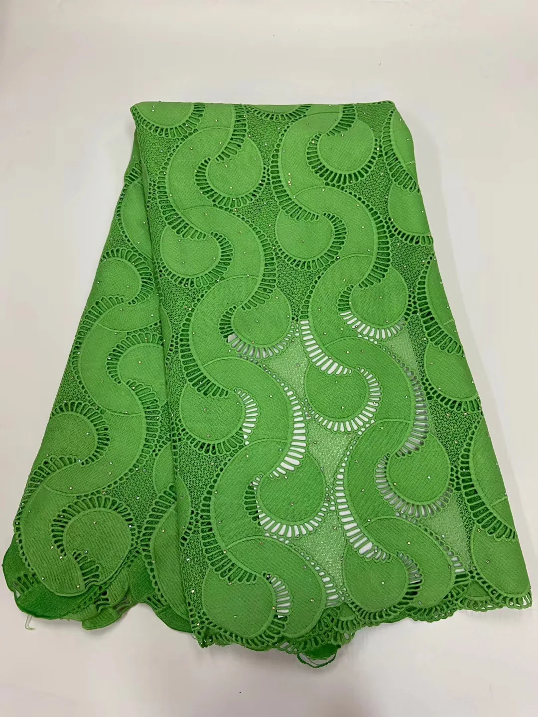 

High quality African lace embroidery French mesh lace fabric for wedding 2020 Nigeria guipure lace R39711