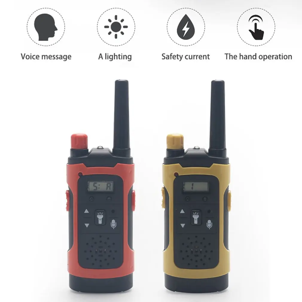 Мини-80-100 м детская иди и болтай Walkie Talkie s игрушка ребенок электронный радио