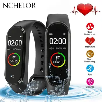 

M4 Smart Watch Bluetooth Sport Fitness Tracker Smartwatch Message Call Reminder Clock Pedometer Bracelet For Men Women