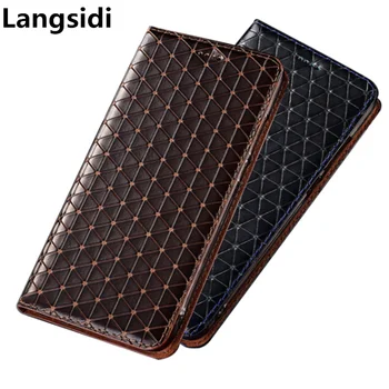 

Gneuine leather flip phone case bag for OnePlus 7T Pro case for OnePlus 7T phone sleeve case stand cover card slot holder capa
