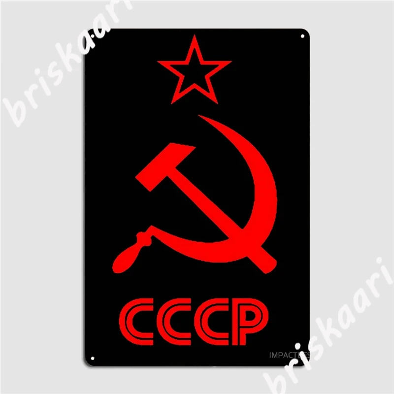 

Cccp Metal Signs Club Kitchen Printing Painting Décor Tin sign Posters