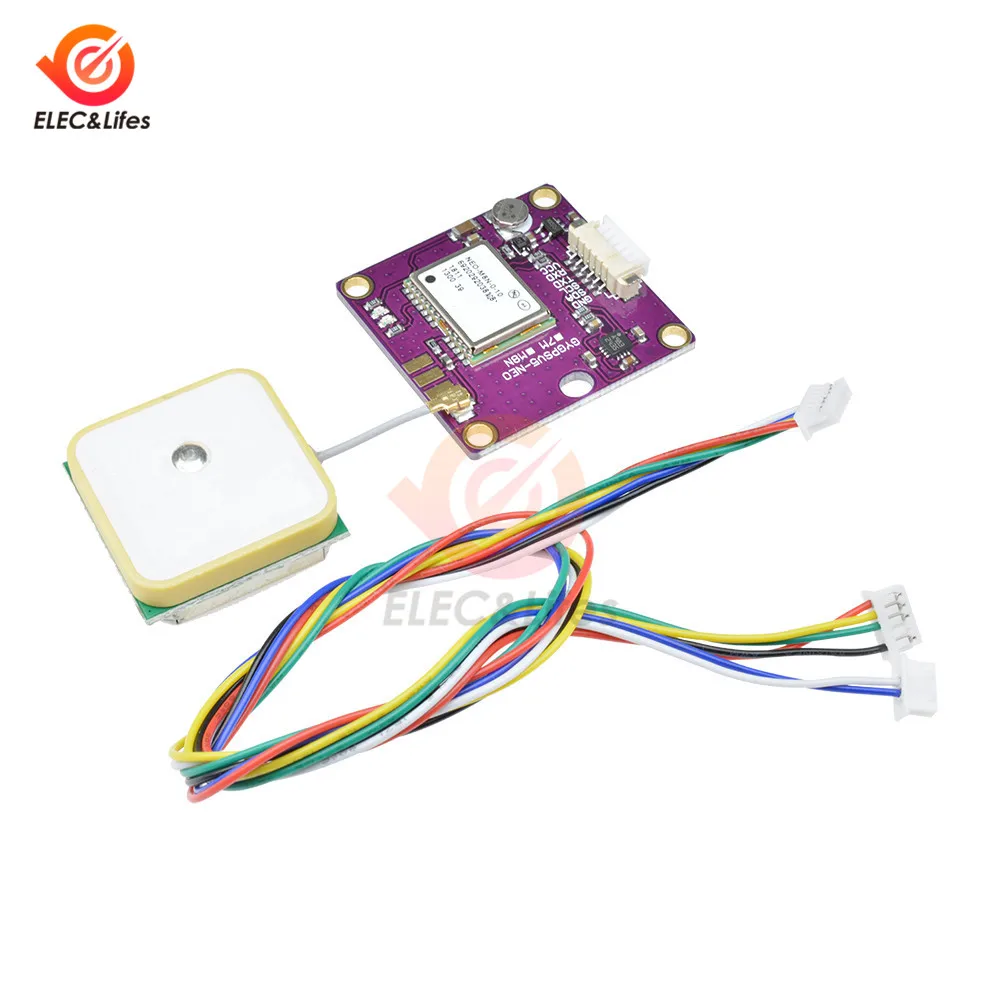 Micro GY gps V5-NEO M8N NEO-M8N gps модуль с трехдиапазонный антенной HMC5983 для Pixhawk шлейф контроллера Запчасти для моделей самолетов