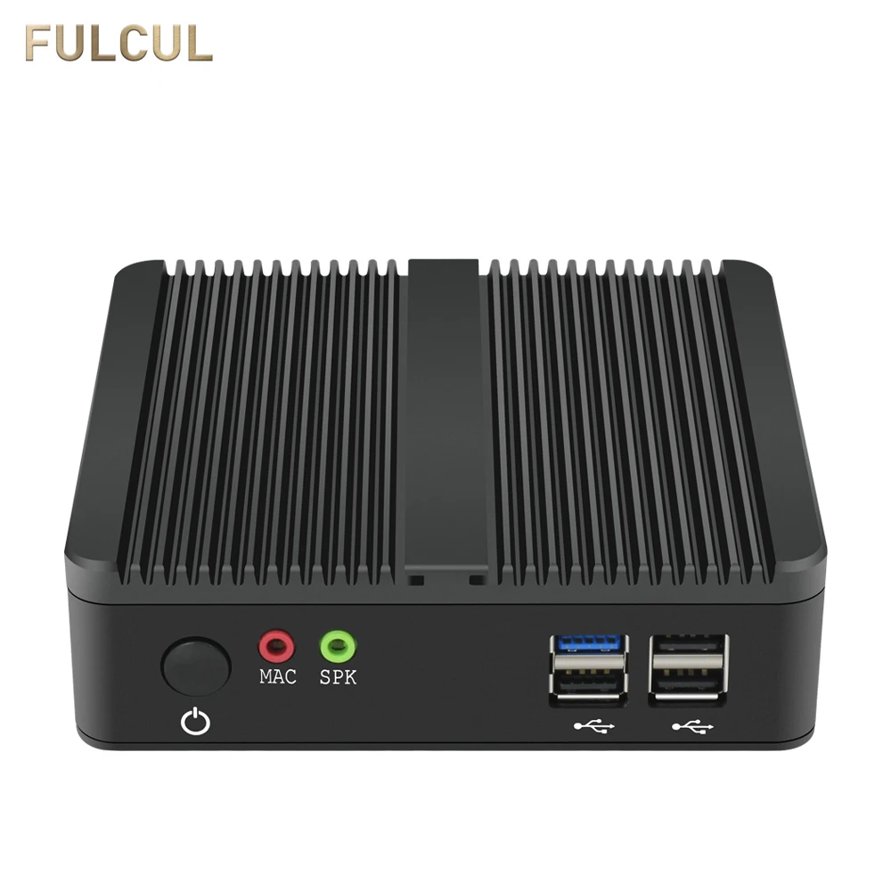 Безвентиляторный мини ПК Intel Celeron J1900 J2900 N2930 N2815 Настольный HDMI VGA USB Windows Linux PC Micro Home