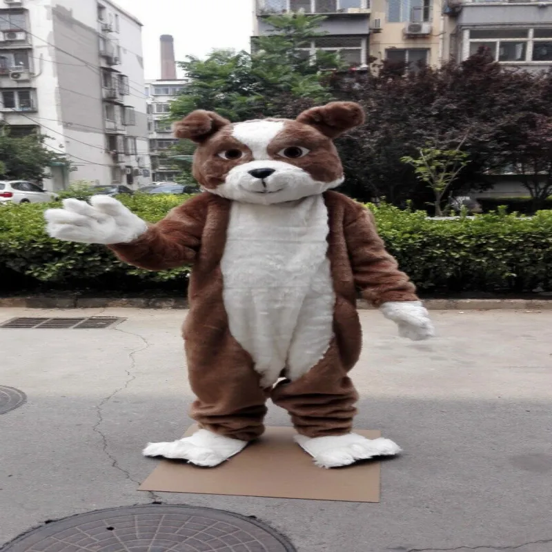 

Bulldog Mascot Costume Suit Cosplay Party Game Outfit Halloween Fursuit Cartoon Dress Carnival Halloween Xmas Easter Ad Clothes