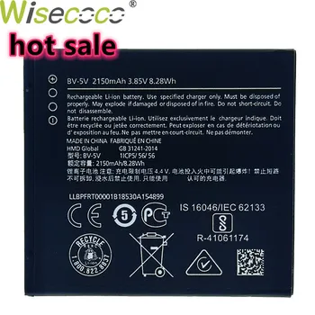 

Wisecoco New Original 2150mAh BV-5V Battery For Nokia 1 TA-1047 BV 5V bv5v Smart Phone High Quality In Stock + Tracking Number