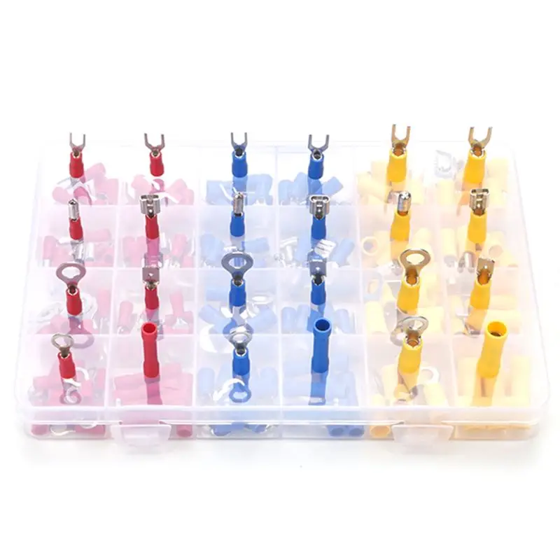 

225 PCS 24value Assorted Heat Shrink Wire Connector Kit - Electrical connectors Insulated Crimp Marine Automotive Terminals Set