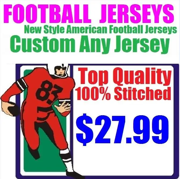 

CUSTOM GAMEJERSEYS American Football Jerseys Cheap Authentic Sport College Throwback Mens Womens Youth Kids Jersey Stitched 4XL