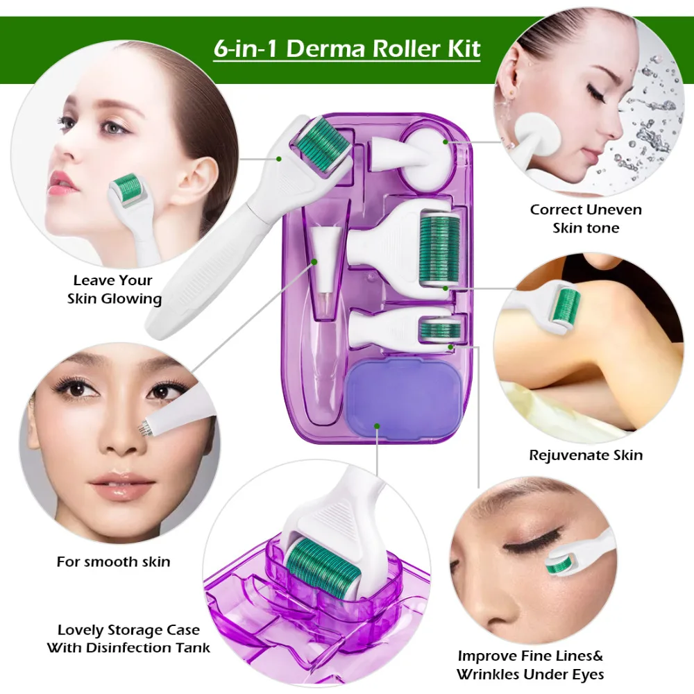 Kit titane Dermaroller rouleau Facial