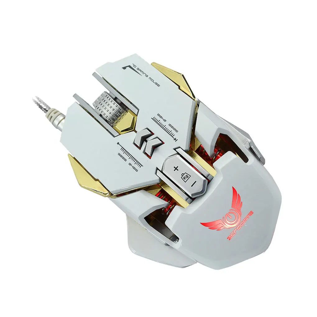3200 dpi USB Проводная Конкурентная игровая мышь 7 программируемых кнопок Механическая Макросъемка Программирование Игровые мыши