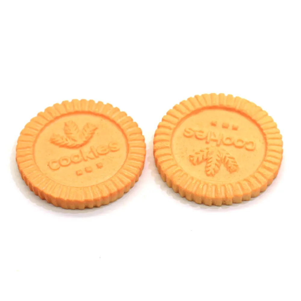 10/50pcsWholesale 100 шт./лот моделирование печенья Аксессуары Смола Кабошон Kawaii миниатюрный моделирования Еда плоские пластмассовые Кабо - Цвет: 3
