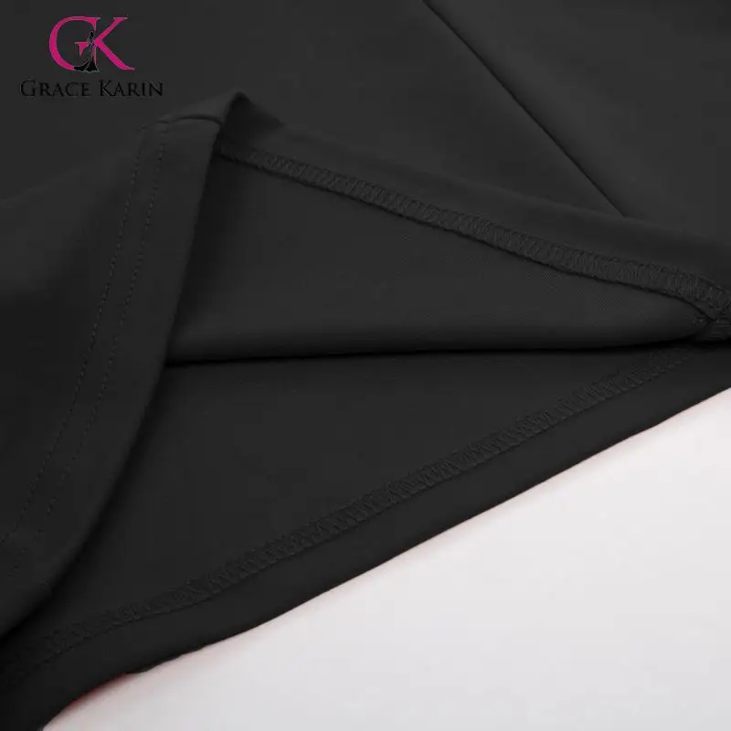 Grace Karin, модные, сексуальные, женские, одноцветные, с открытой спиной, с лямкой на шее, топы, для девушек, спортивные, хлопковые, удобные, на бретельках, топы