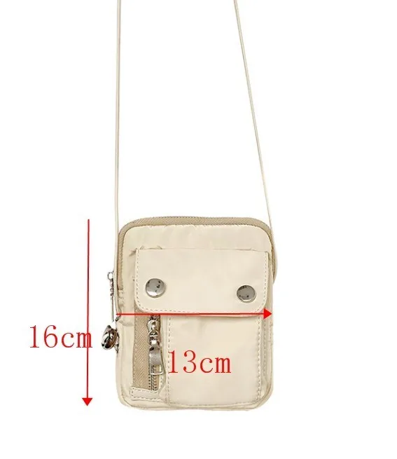 [BXX] Женская сумка через плечо универсальная мини-сумка на грудь осенний женский холщовый мешок Tide HI164