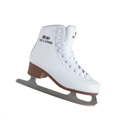 Winter New Adult Professional Thermal Warm Thicken Ice Figure Skating Shoes With Ice Blade  Comfortable for Beginner Training