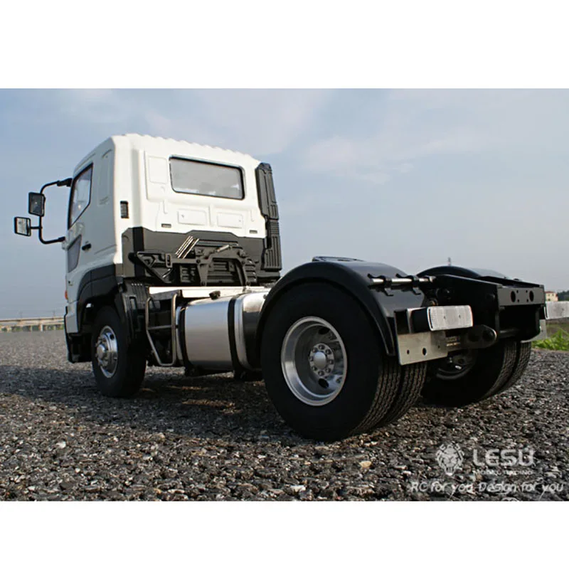 Модель грузовика тягача 1/14 RC LESU Hino700 4x2 Металлическое шасси|Радиоуправляемые