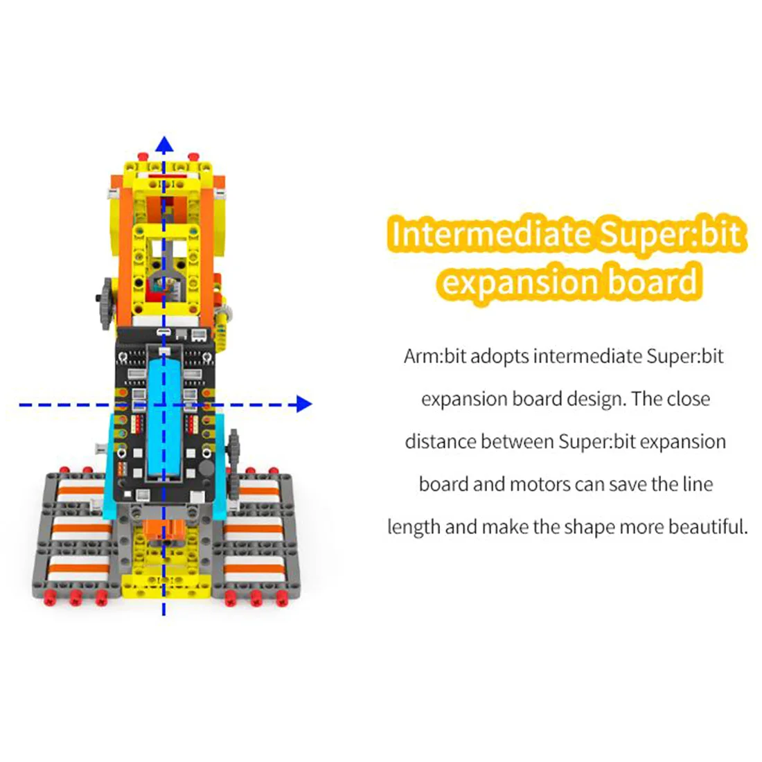  Micro:Bit Programmable Building Block DIY Smart Robotic Arm Kit Programable Toys For Men Kids Gift  - 4000086649898