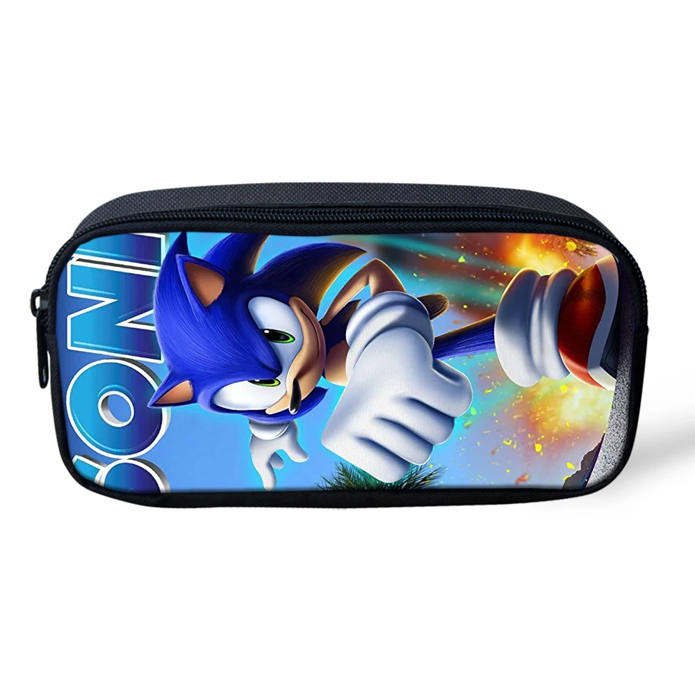 Sonic The Hedgehog, Студенческая сумка-карандаш для девочек и мальчиков-подростков, коробка для ручек и карандашей, детские школьные принадлежности, канцелярские принадлежности, коробка для хранения - Цвет: CDGX2060K