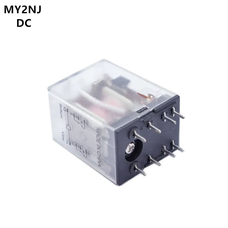 MY2P HH52P MY2NJ DC 12V 24V 36V 48V 110V 220V 8-Pin катушки общего назначения DPDT микро мини