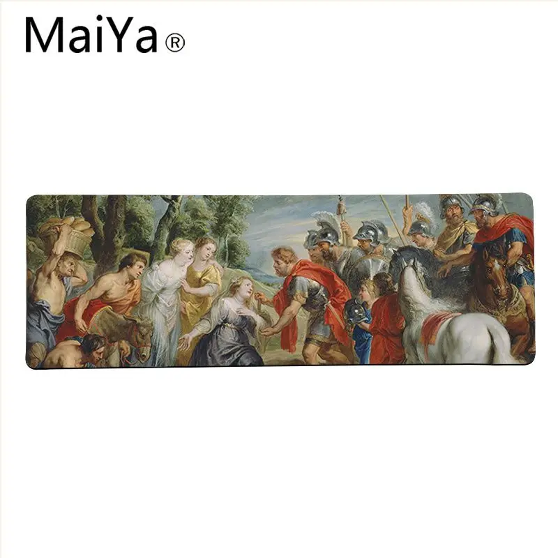 Maiya высокое качество Rubens Средневековая религия арт Комфортный коврик для мыши игровой коврик для мыши большой коврик для мыши клавиатуры коврик