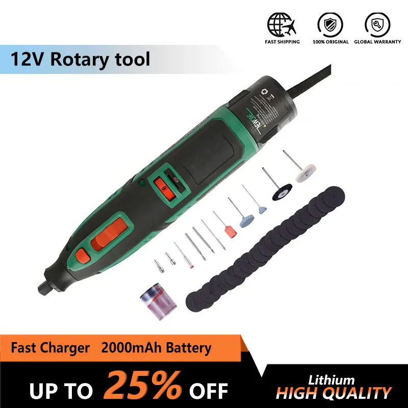 

NEWONE Grinding and Polish Electric Drill Rotary Tool with Variable-Speed & Accessories Kits